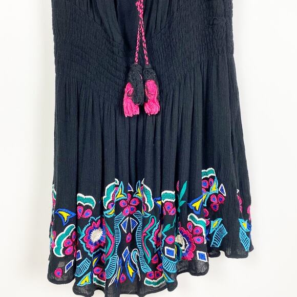 Parker Tammy Embroidered Off The Shoulder Dress Womens Size XS - Picture 5 of 11